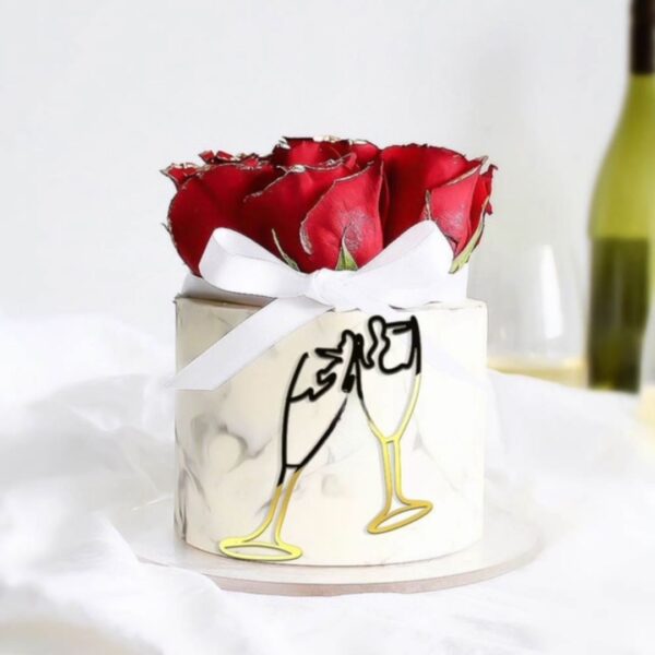 Celebration Mirror Gold Side