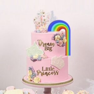 Rainbow Curved Side Topper