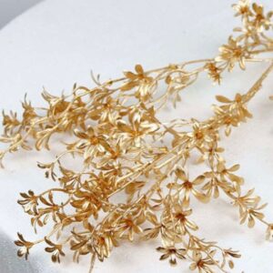 Artifical Gold Oncidium Orchid Flower