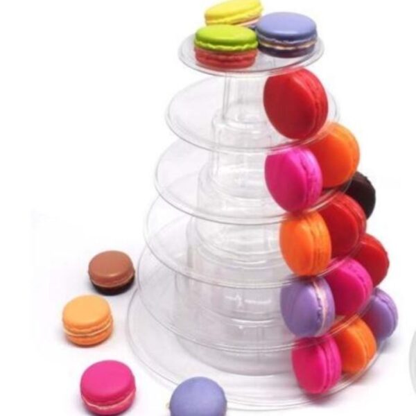 6 Layer Round Detachable Macaron Stand