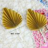 2pcs Set Gold Paper Leaf Topper