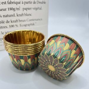 50pcs Multicolored Cupcake Liners