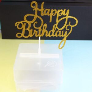 Surprise Cake Box with Happy Birthday Topper