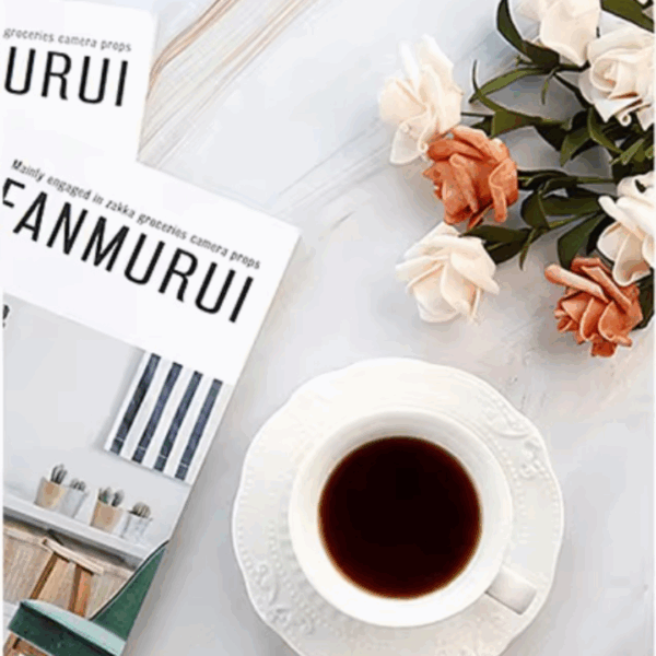 No 25 Wavy Brown Photography Background