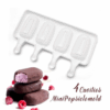 Mini  4 Cavity Cakesicle Molds