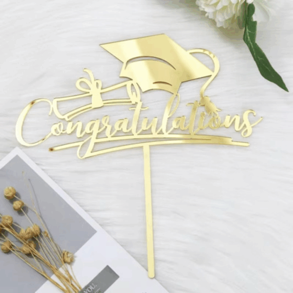 Congratulations Acrylic Topper