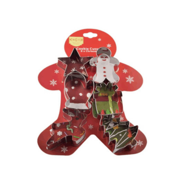 6 Pcs Christmas  Cookie Cutter Set