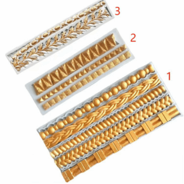 Fondant Border Silicone Molds