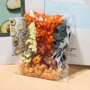 Burnt Orange Rustic Artificial Assorted Flowers