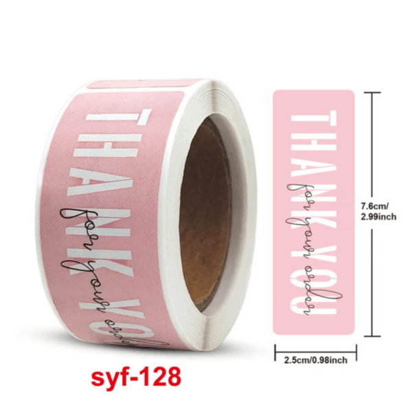 Thank you Packaging Stickers