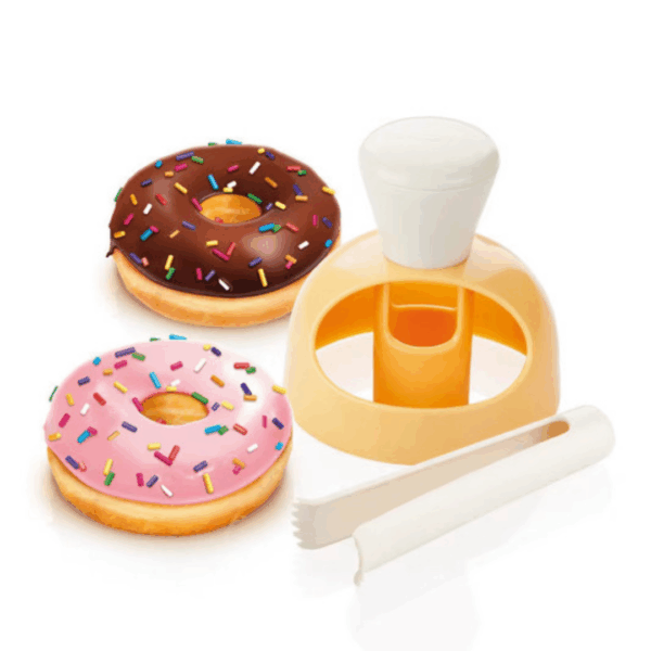 Doughnut Mold Cutter With Dipping Pliers