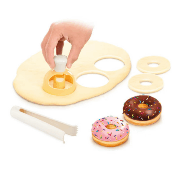 Doughnut Mold Cutter With Dipping Pliers