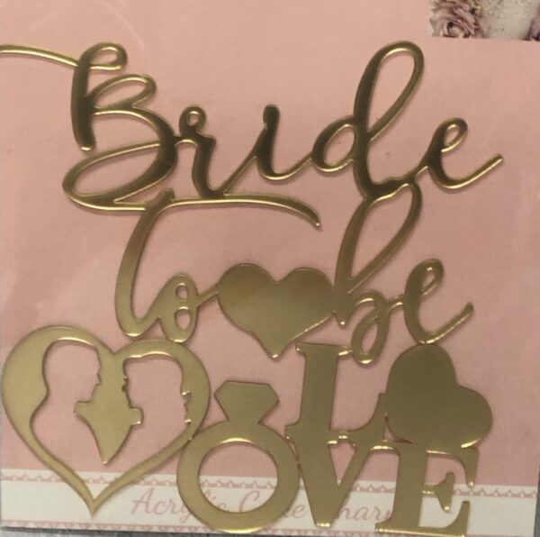 Bride To Be Set Topper